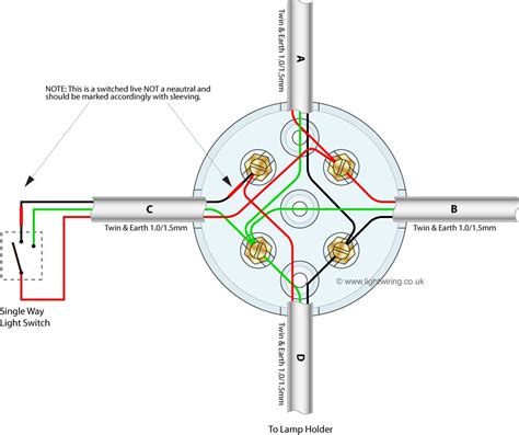 how to wire a junction box to light switch|wiring diagram for lighting circuit.